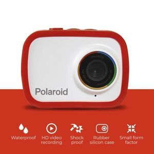 Polaroid iD757 Red Go Cam 18-Megapixel Waterproof Action Digital Camera